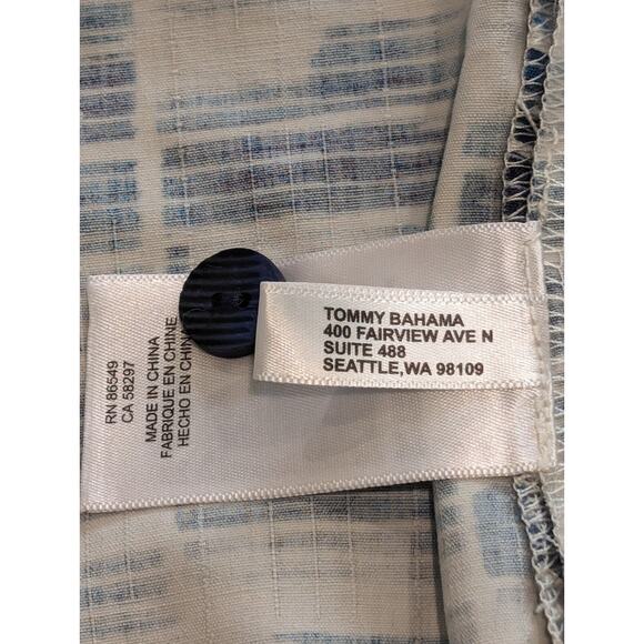 Tommy Bahama Tazmania Tiles Camp Shirt Mens XXL Island Zone Silk Blend - Picture 9 of 11